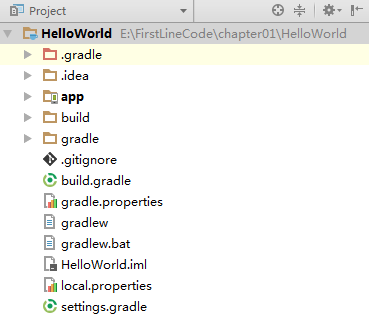 Project模式的项目结构
