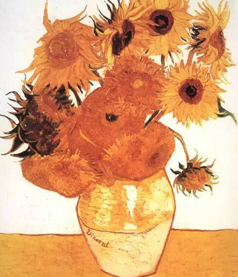 《向日葵》1888年，文森特·凡·高，荷兰，91×72厘米，布，油彩