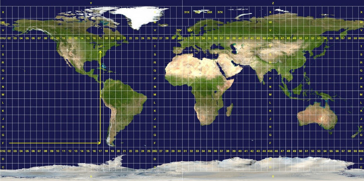 地图投影——高斯-克吕格投影,墨卡托投影和utm投影
