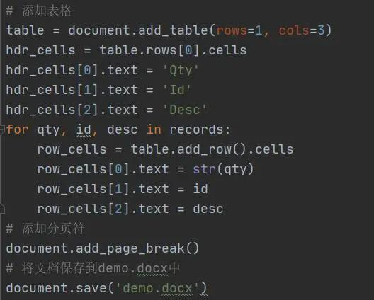 Python简单创建、操作Word文档