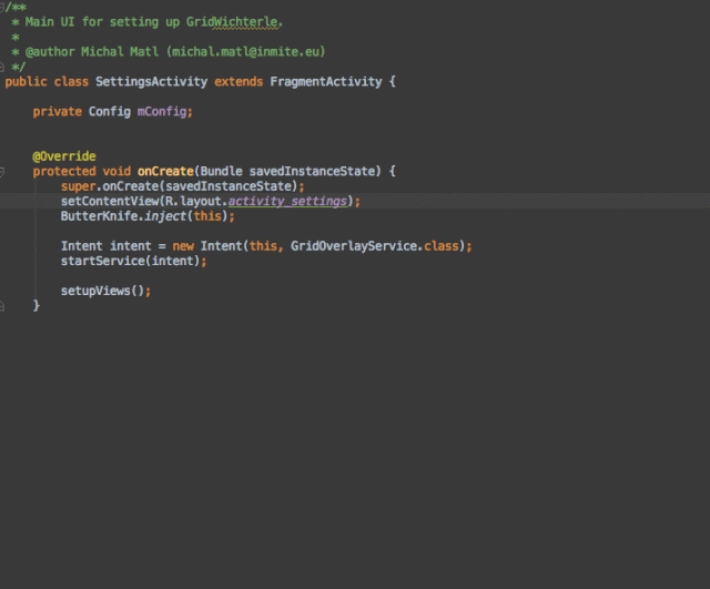 android studio preview show fragment