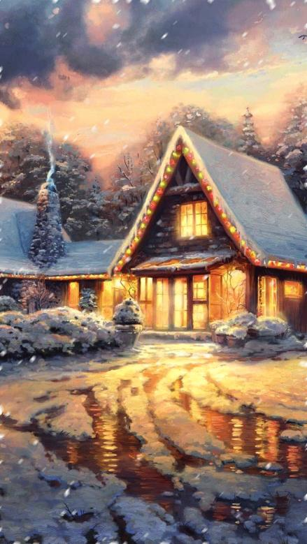 用PS制作动态雪景的教程