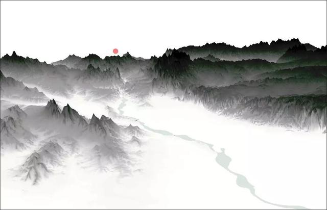 中国风来袭！如何用ArcGIS制作水墨风山水画？
