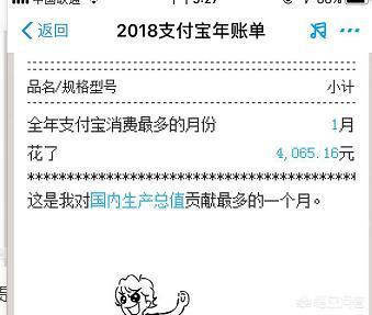 支付宝18年账单已出，你消费了多少钱？