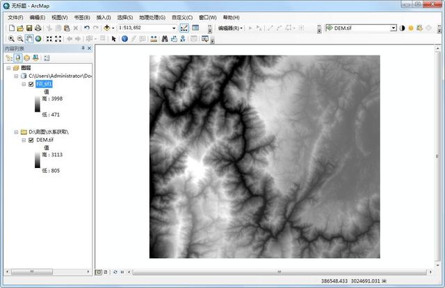 如何使用ArcGIS从DEM数据中提取水系