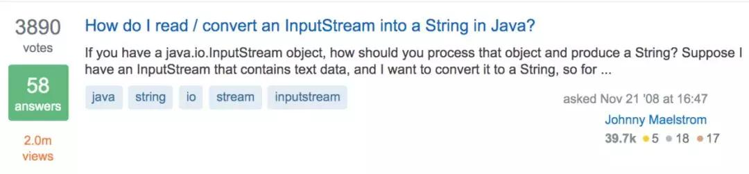 Java中怎么快速把InputStream转化为String？