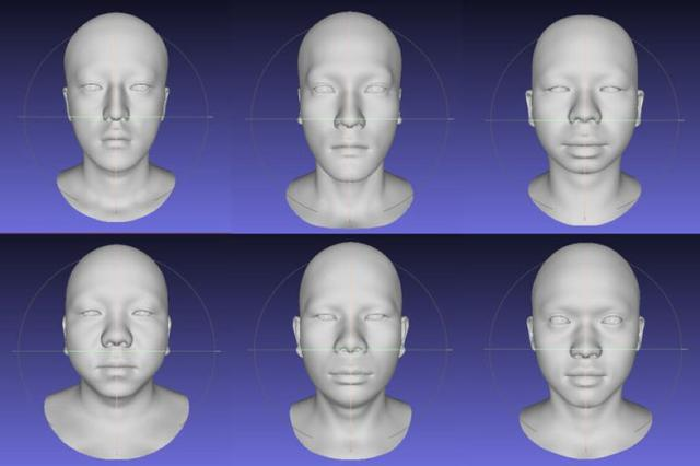 lanzamiento FACEGOOD 100.000 personas se enfrentan seguimiento del punto clave, la redefinición de grado industrial de reconstrucción 3D de la cara