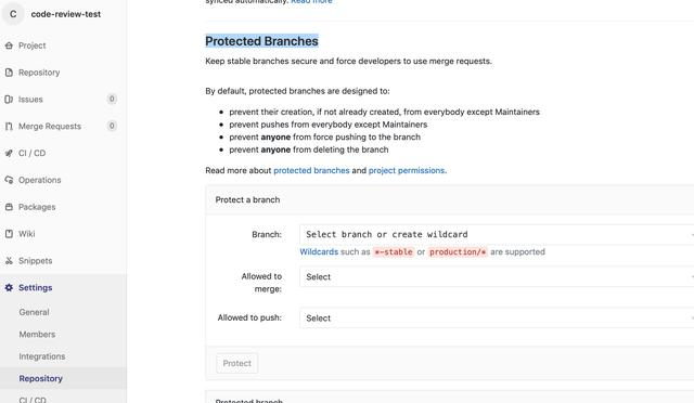Rescue dog feces Code: based code review Gitlab simple and practical