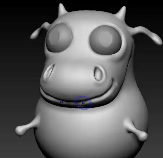 游戏建模：ZBrush的模型与雕塑制作——“奶牛”教程