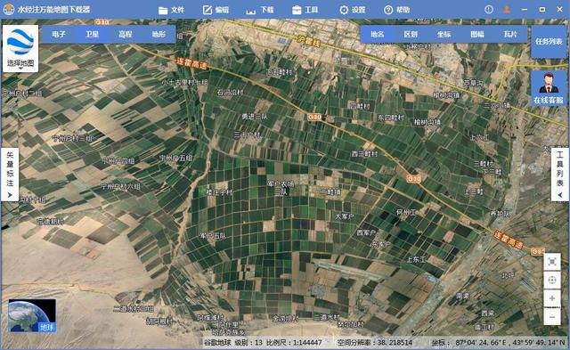 用卫星地图告诉你新疆到底有多大