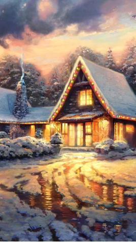 用PS制作动态雪景的教程