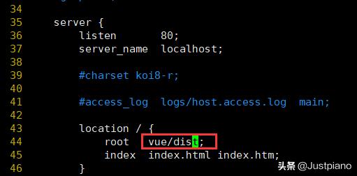 nginx+vue实现项目动静分离