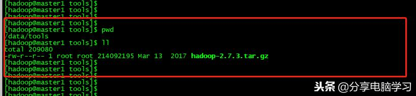 CentOS6.5下安装Hadoop-2.7.3（图解教程）