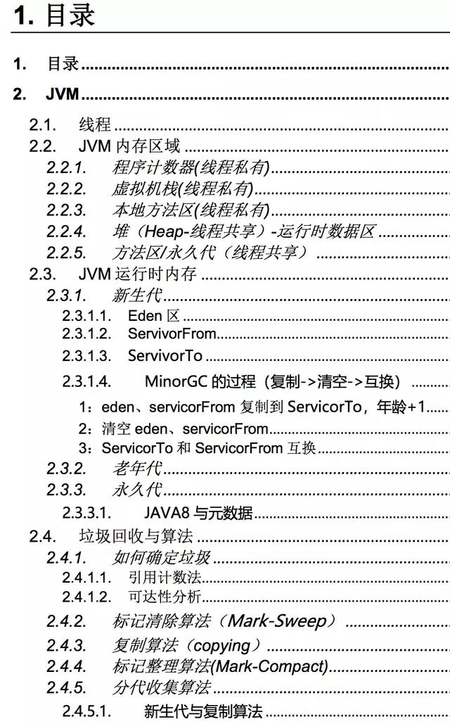 阿里资深架构师整理出来的一份Java核心知识点分享给大家.pdf