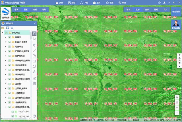 八国离线谷歌卫星影像地图内网发布