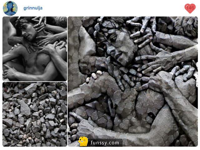 你只要上传两张毫无关联的照片「这个网站就会自动帮你合成了！」