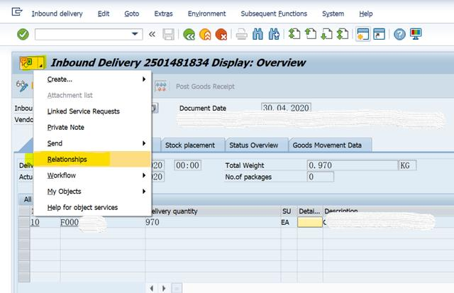 SAP MM 如何看一个Inbound Delivery单据相关的IDoc?_inbound Delivery Date-CSDN博客