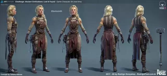 学影视模型与游戏模型哪个更有前景呢？游戏游戏建模零基础入门教程-