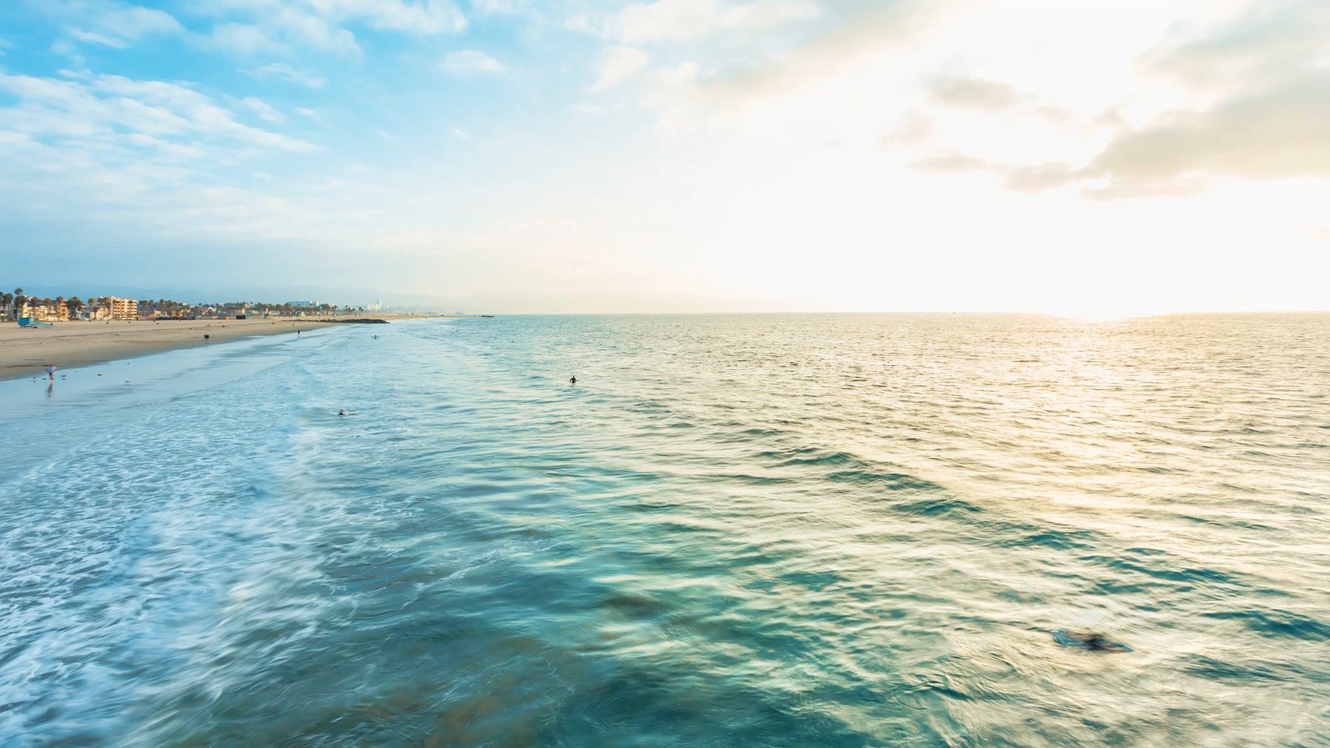 喜欢大海？喜欢日落日出？威尼斯海滩4K高清动态桌面壁纸你值得拥有！_好看的海景动态图片-CSDN博客