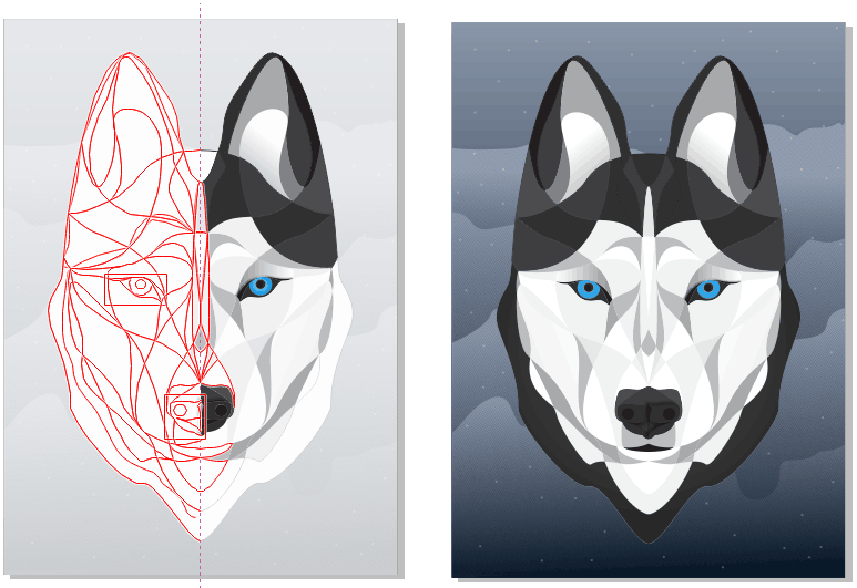 在coreldraw 2019创建对称绘图模式