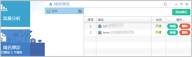 綁定域名