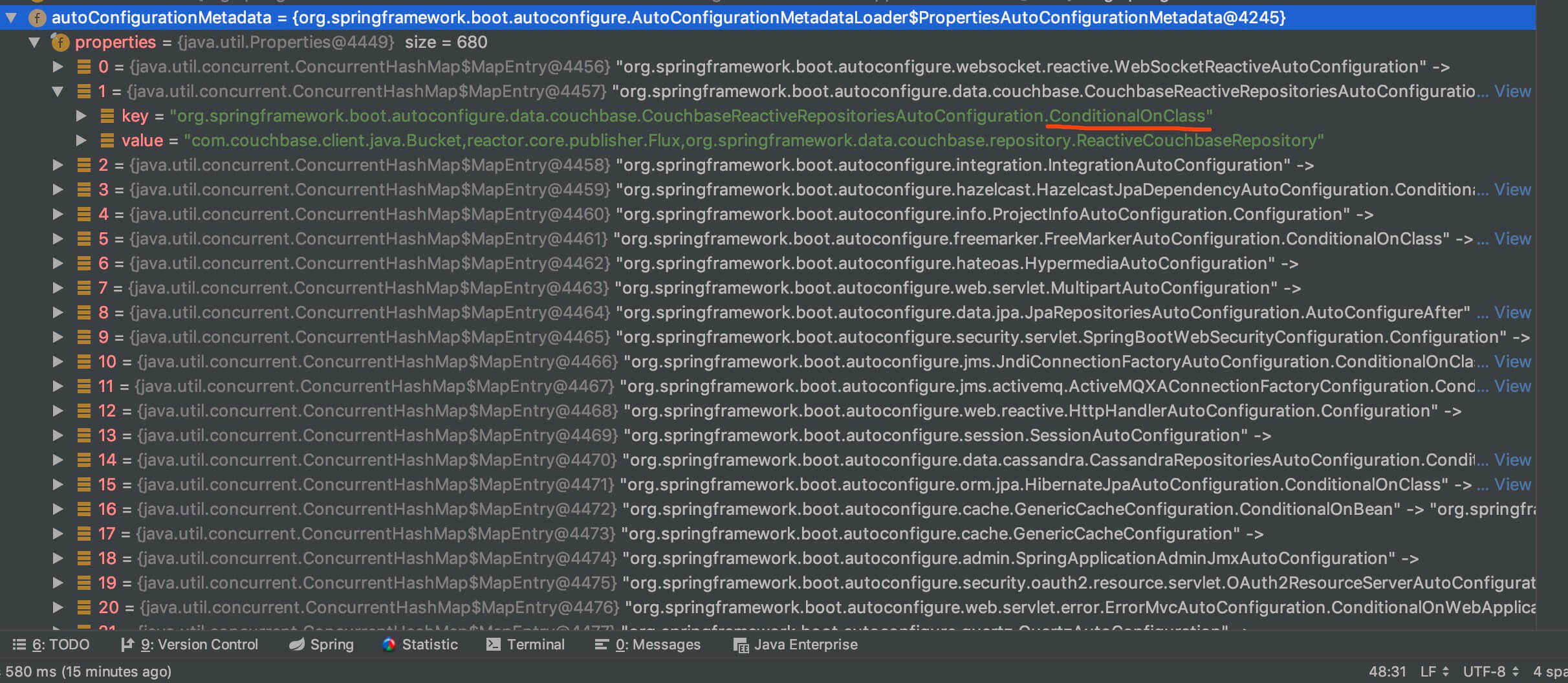 `autoConfigurationEntries` 