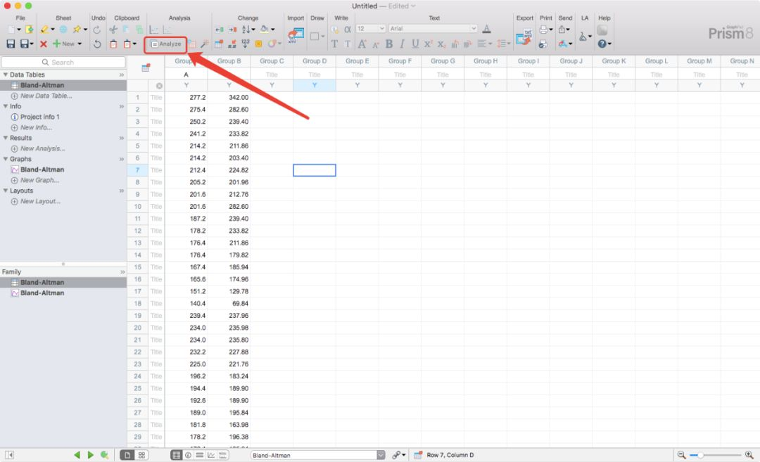 Graphpad prim 和 SPSS 绘制 BlandAltman 图_blandaltman分析法spssCSDN博客