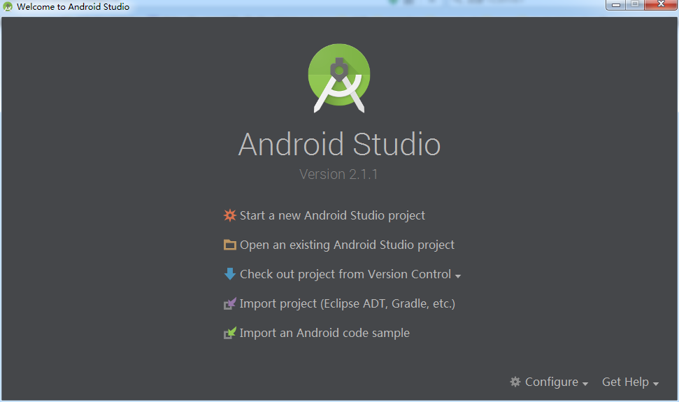 Android Studio主界面.png