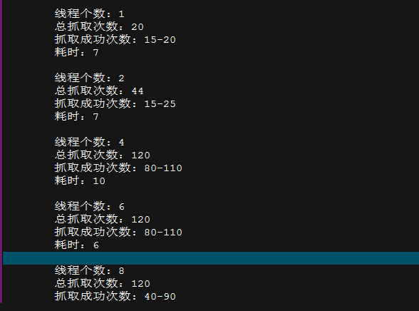 爬虫多线程时间统计