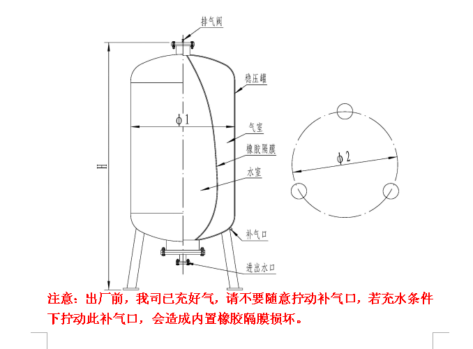 隔膜式气压罐原理图片