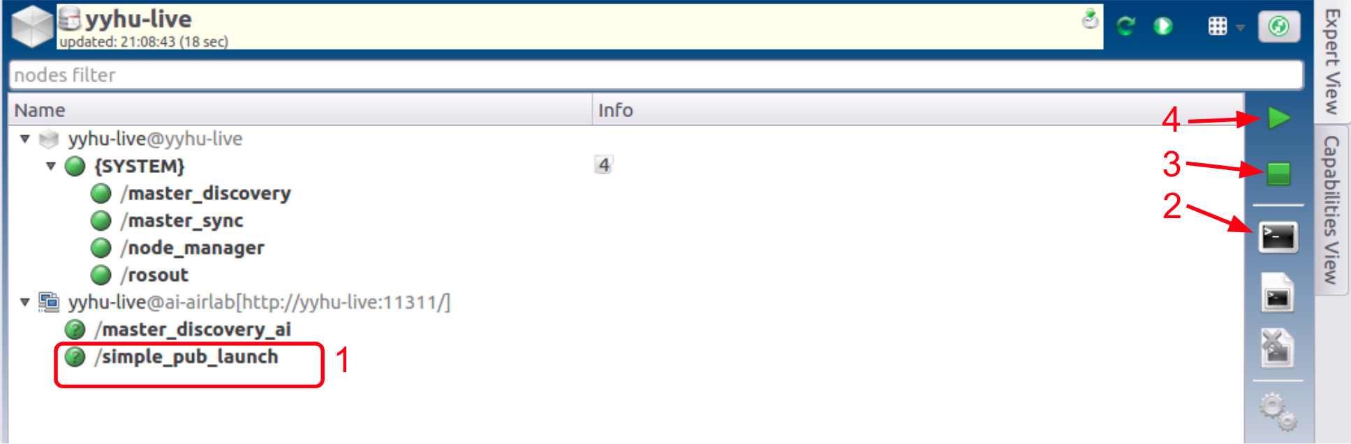 <img>图13 / simple_pub_launch节点在远程计算机上启动。