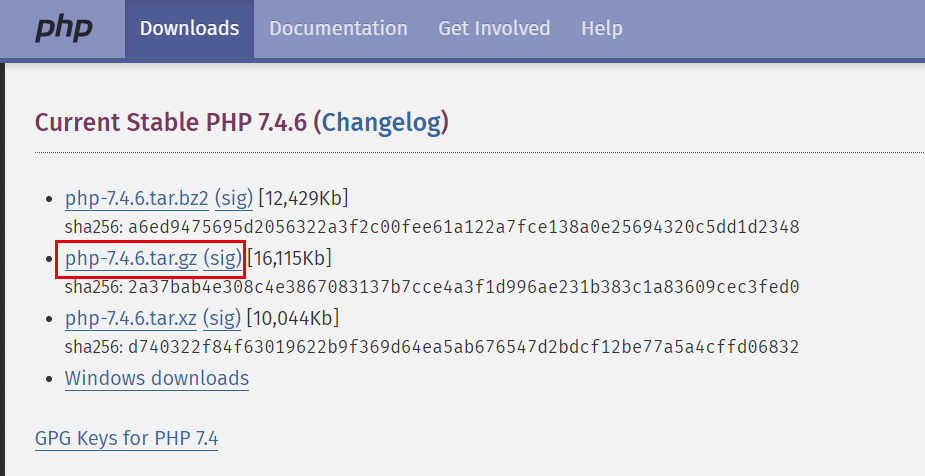 Source code compile and install php7.4.6 - Programmer Sought
