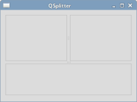 QSplitter widget