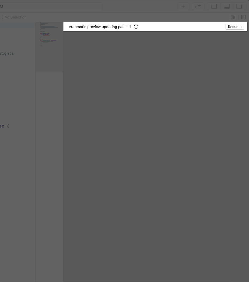 A screenshot of the Preview window, with a Refresh button in its upper-right corner.