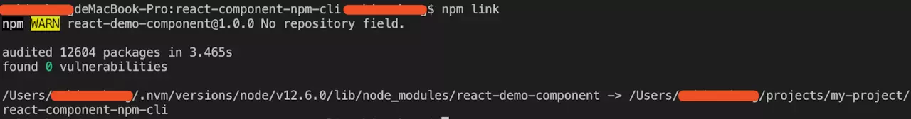 npm link的结果