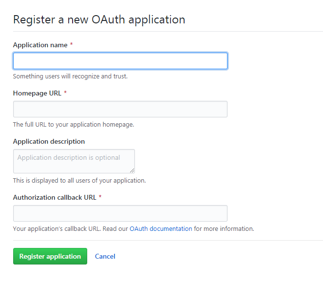 vue.js + springboot-网站应用接入GitHub第三方登录