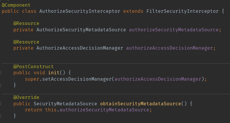 AuthorizeSecurityInterceptor