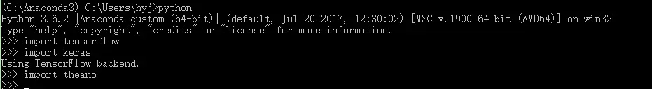 笔记本win10 64位 1050Ti显卡 安装Anaconda3.4.2.0 （python3.5版）+tensorflow gpu版