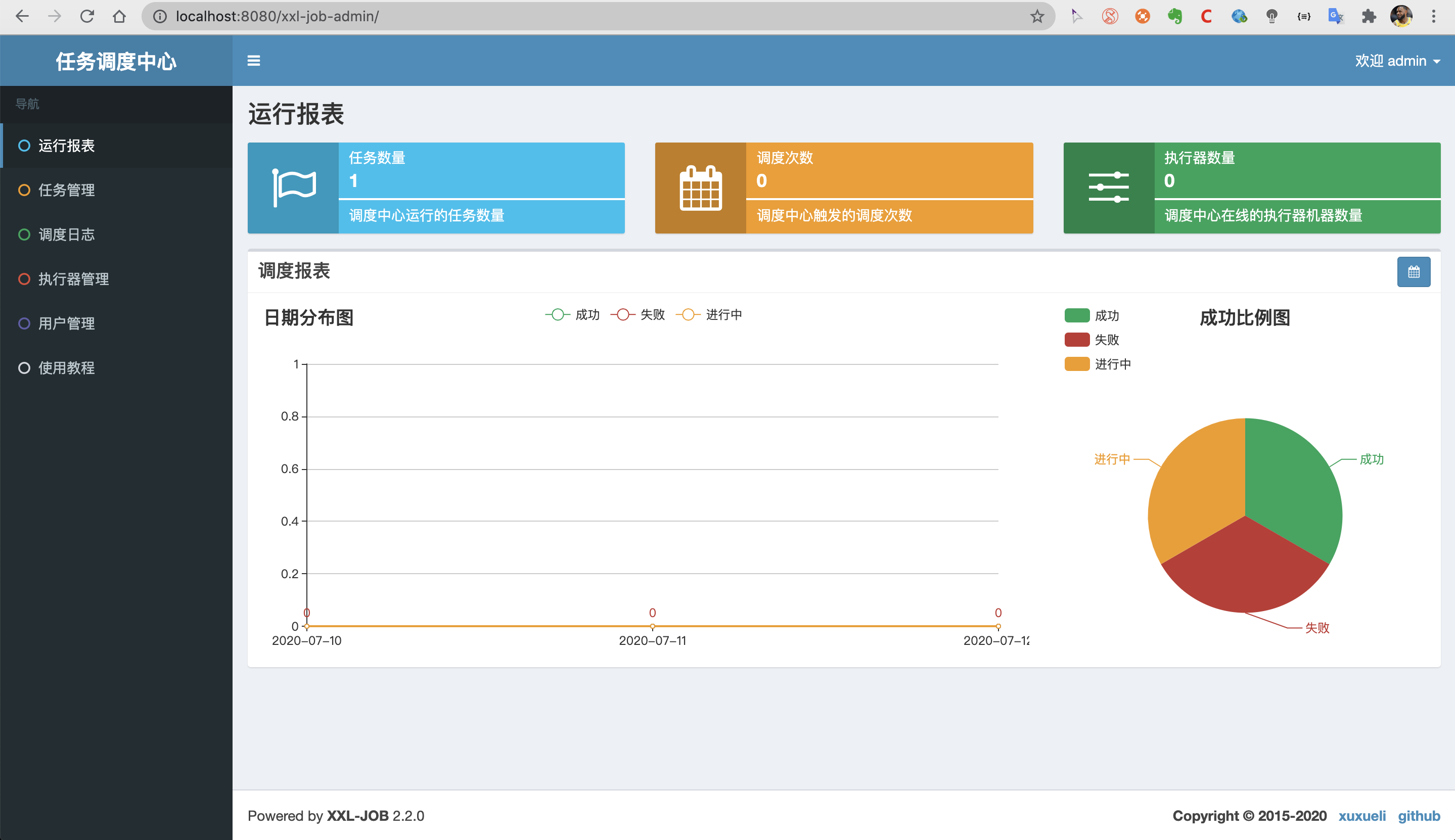 图6 调度中心页面