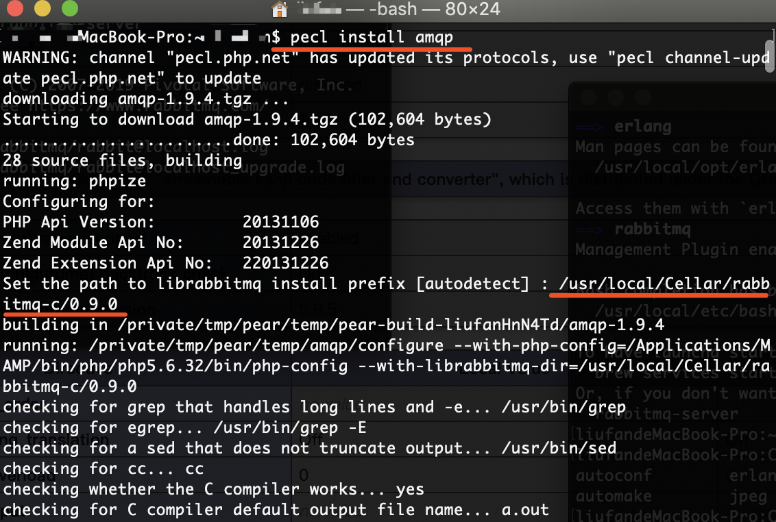 Mac下安装使用rabbitmq以及配置php扩展 张罗丰的博客 Csdn博客