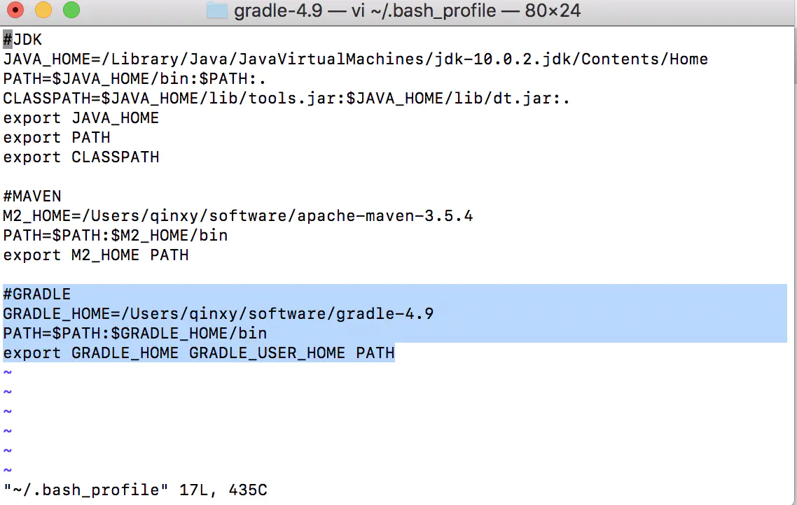 Install Gradle under Mac OS - Programmer Sought