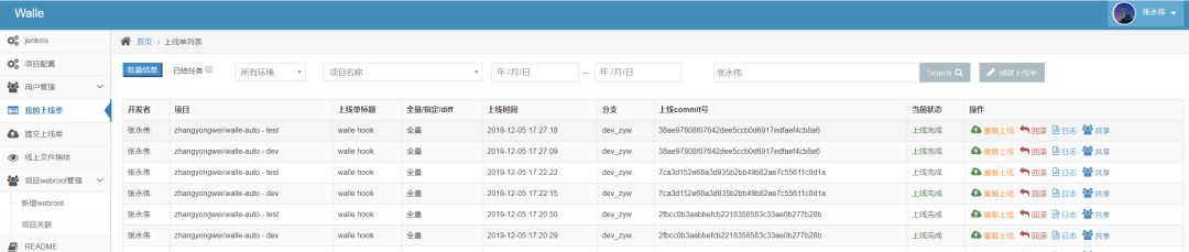 企业级项目分享 | Walle 发布系统