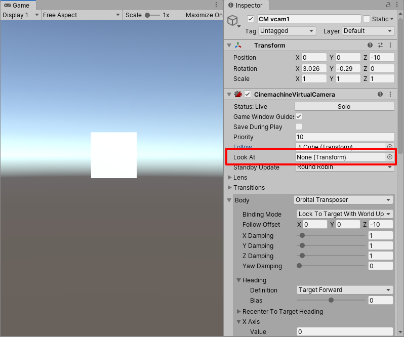 [Cinemachine] Detailed Explanation of VirtualCamera Virtual Camera (1 ...