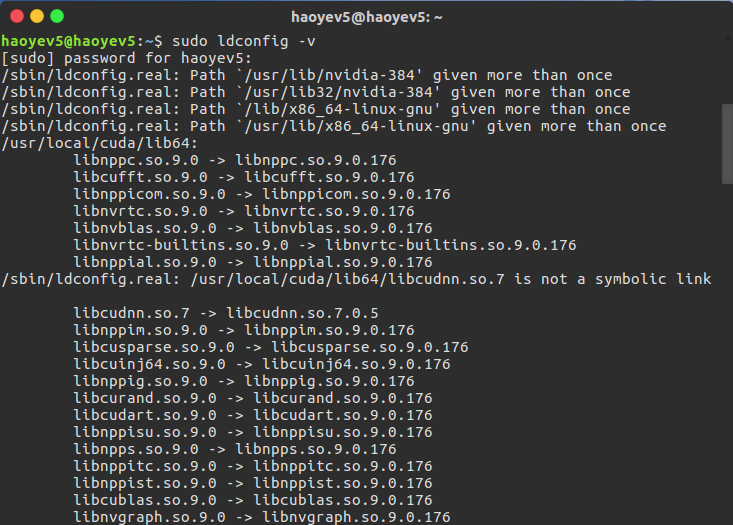 libcudnn.so.7 is not a symbolic link_libcudnn.so.7不是符号链接CSDN博客