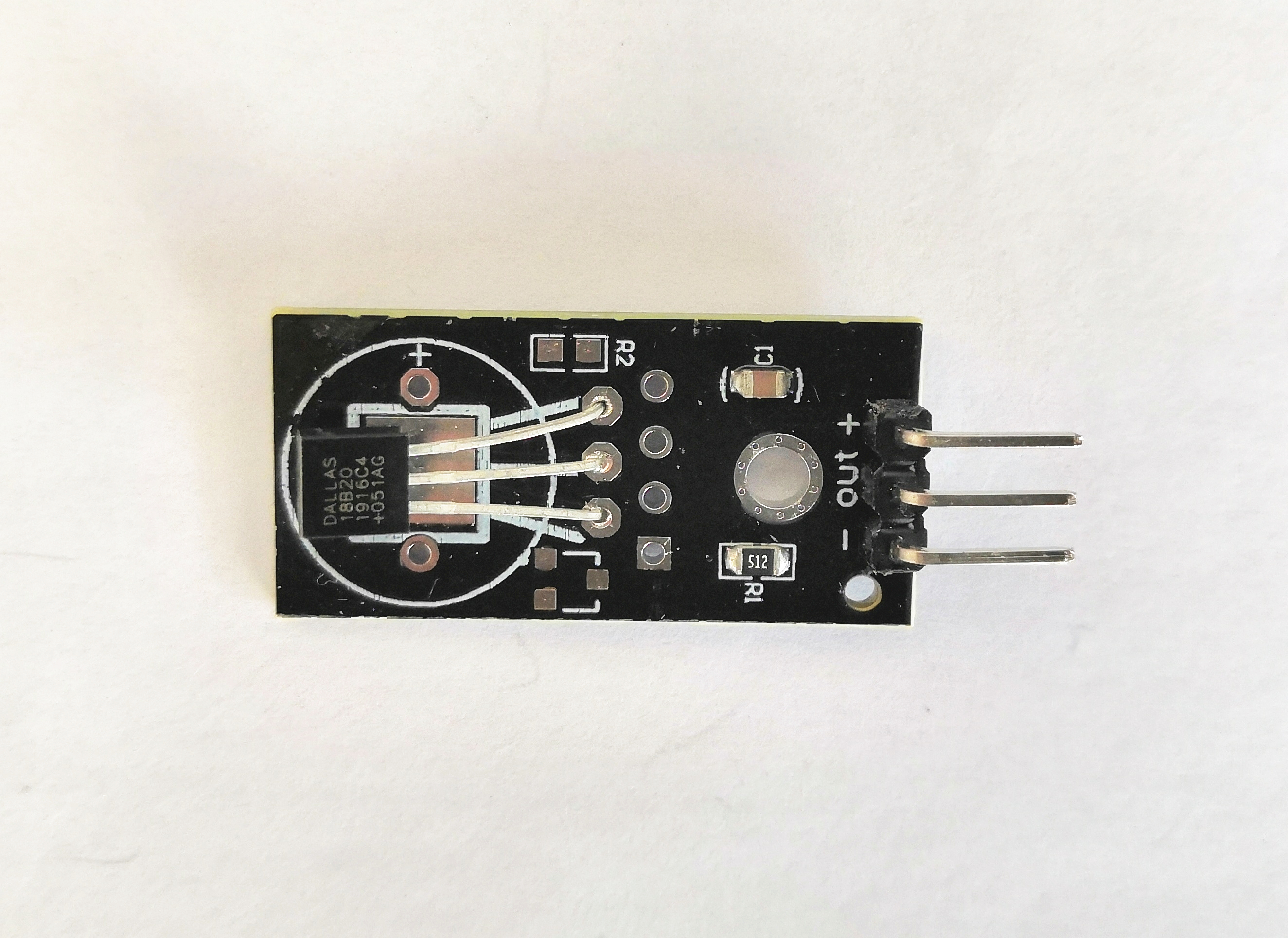 树莓派基础实验25ds18b20温度传感器实验