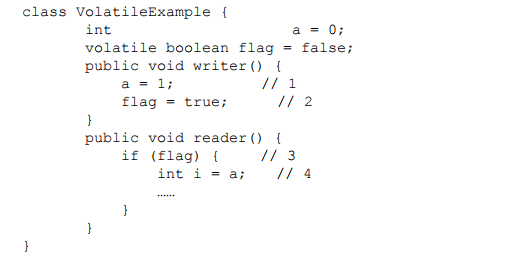 用volatile变量的示例代码