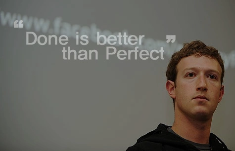 done is better than perfect
