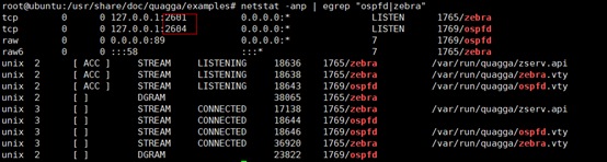 Debian quagga ospf настройка