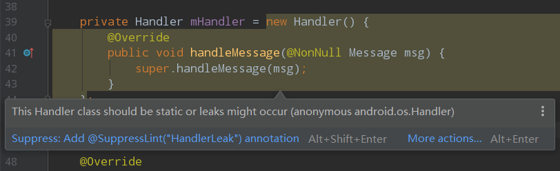 详解Android Handler 机制 （三）内存泄漏移动开发qq43747542的博客-