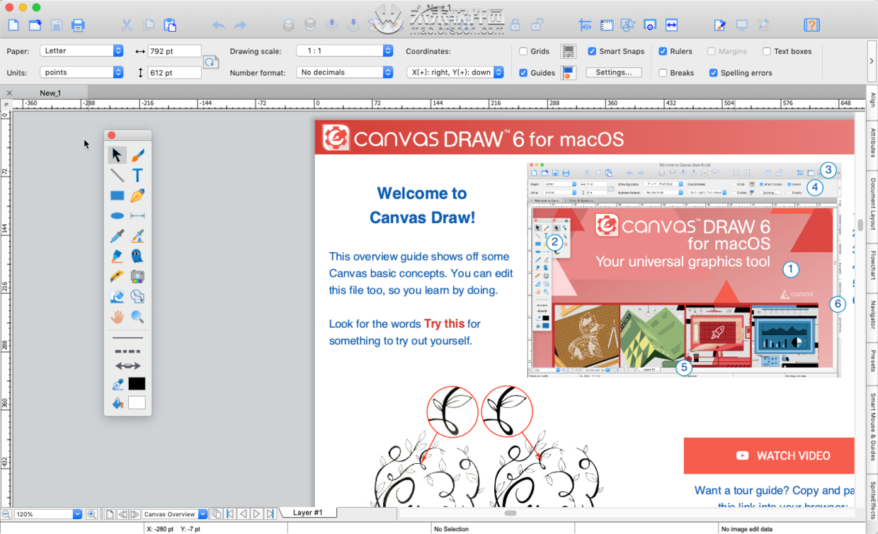 Canvas Draw 6 Mac 矢量图像编辑软件 V6 0最新版